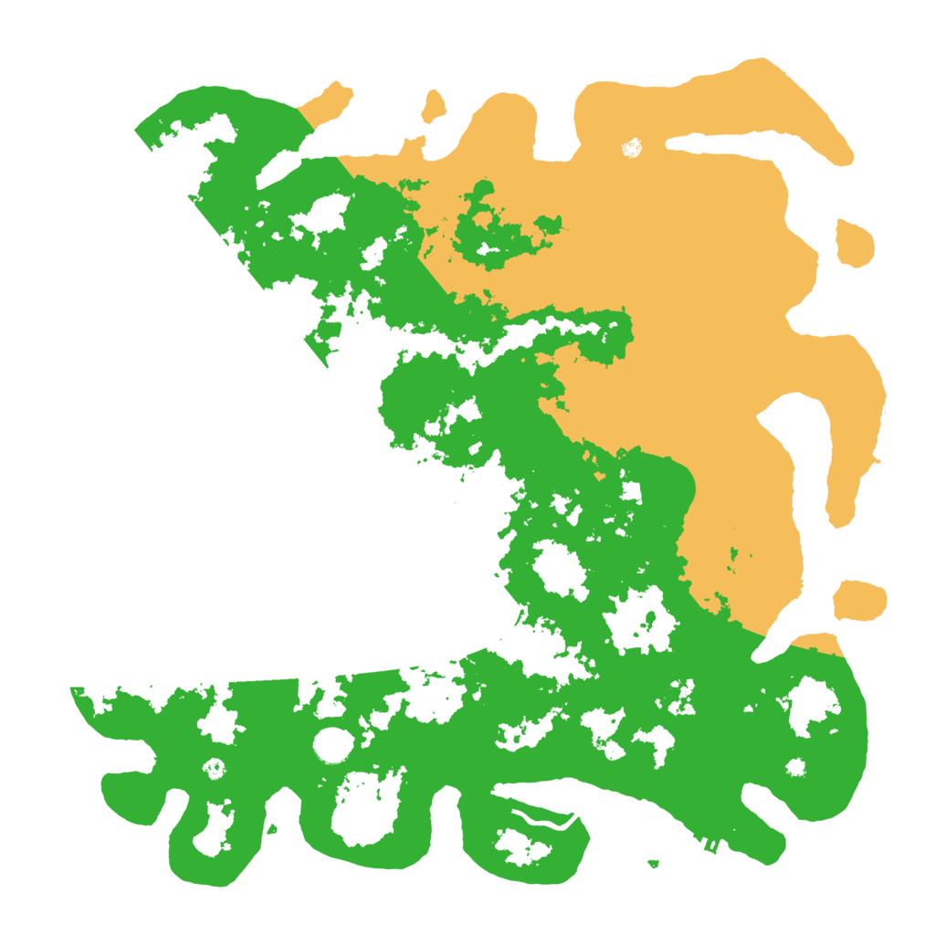 Biome Rust Map: Procedural Map, Size: 4500, Seed: 2033431919