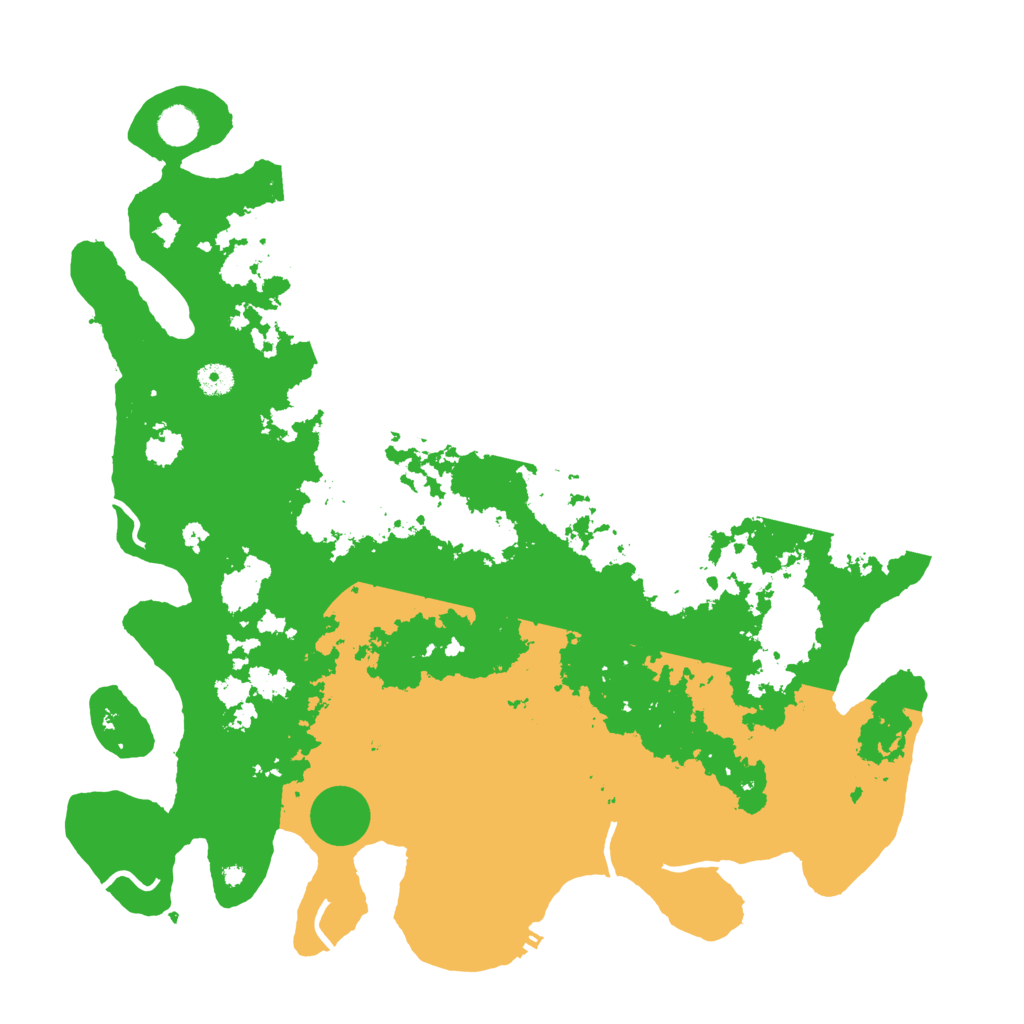 Biome Rust Map: Procedural Map, Size: 4500, Seed: 696618014