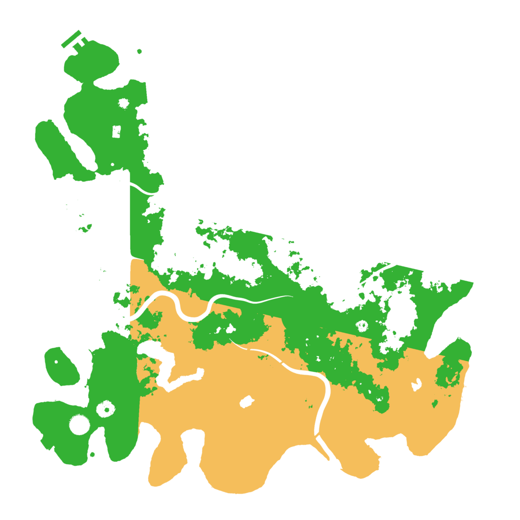 Biome Rust Map: Procedural Map, Size: 4500, Seed: 696618014