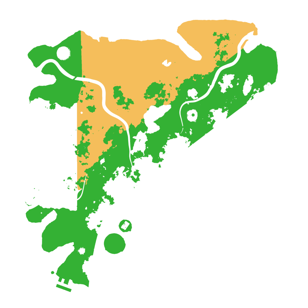 Biome Rust Map: Procedural Map, Size: 4000, Seed: 1585473500