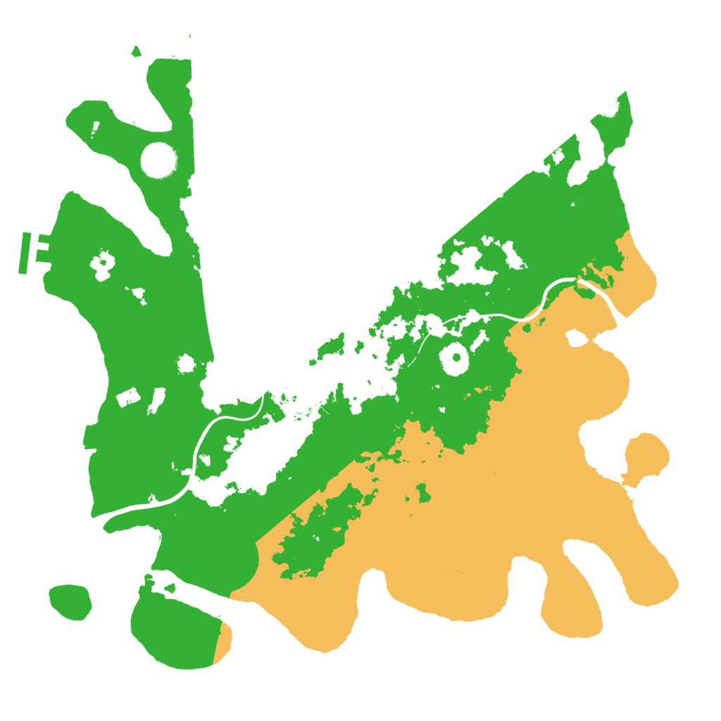 Biome Rust Map: Procedural Map, Size: 3500, Seed: 2115351066