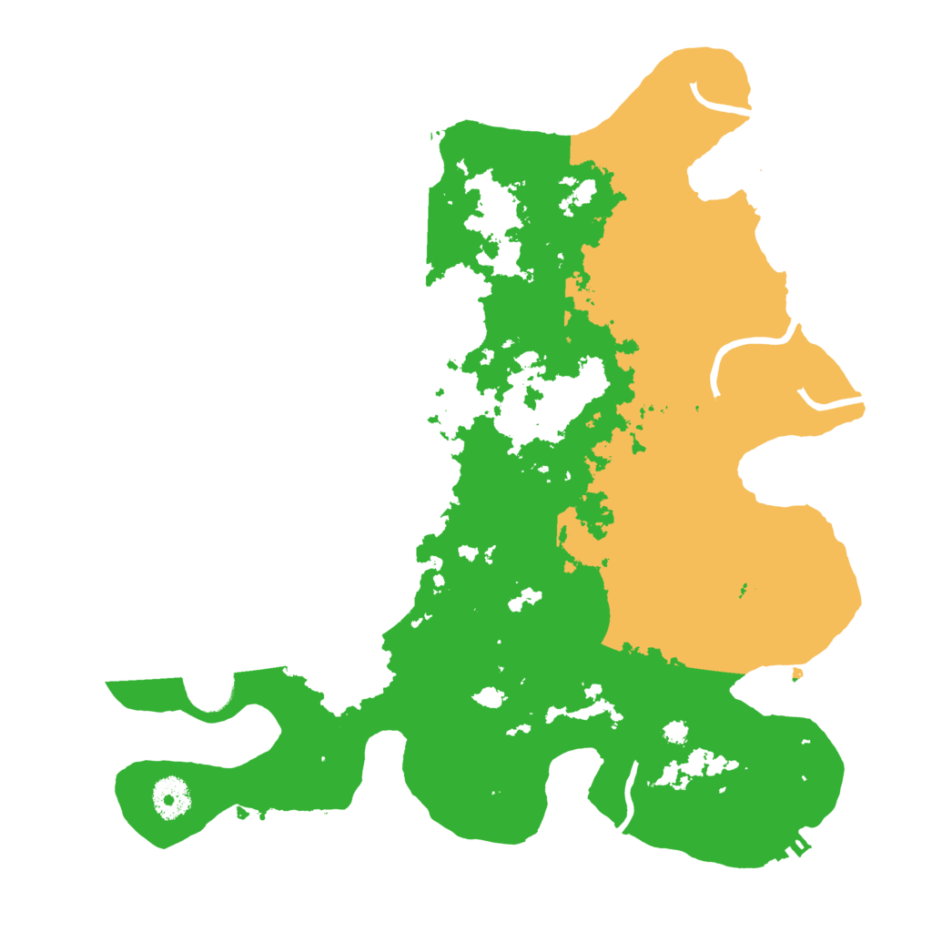 Biome Rust Map: Procedural Map, Size: 3500, Seed: 2002310553