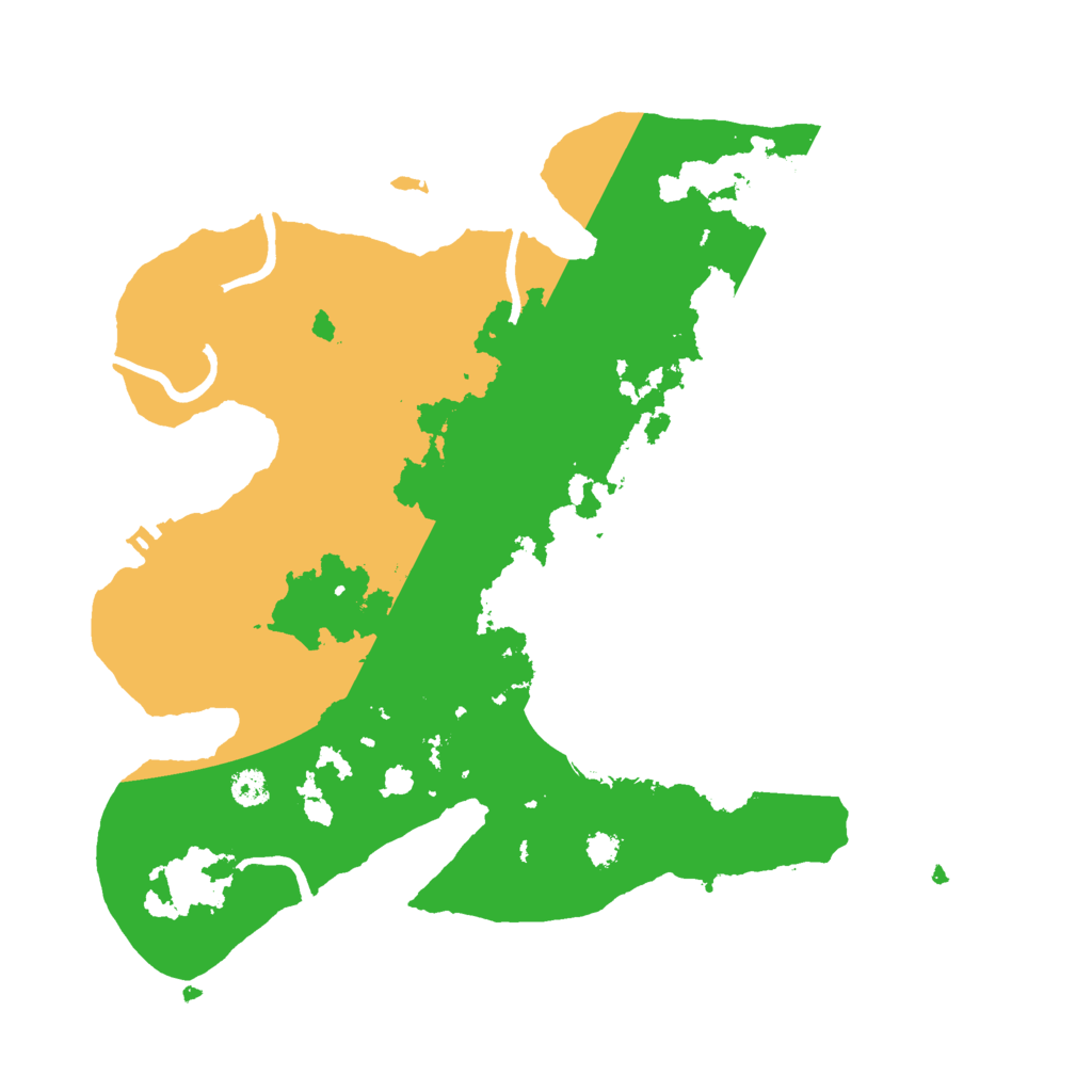Biome Rust Map: Procedural Map, Size: 3000, Seed: 8652