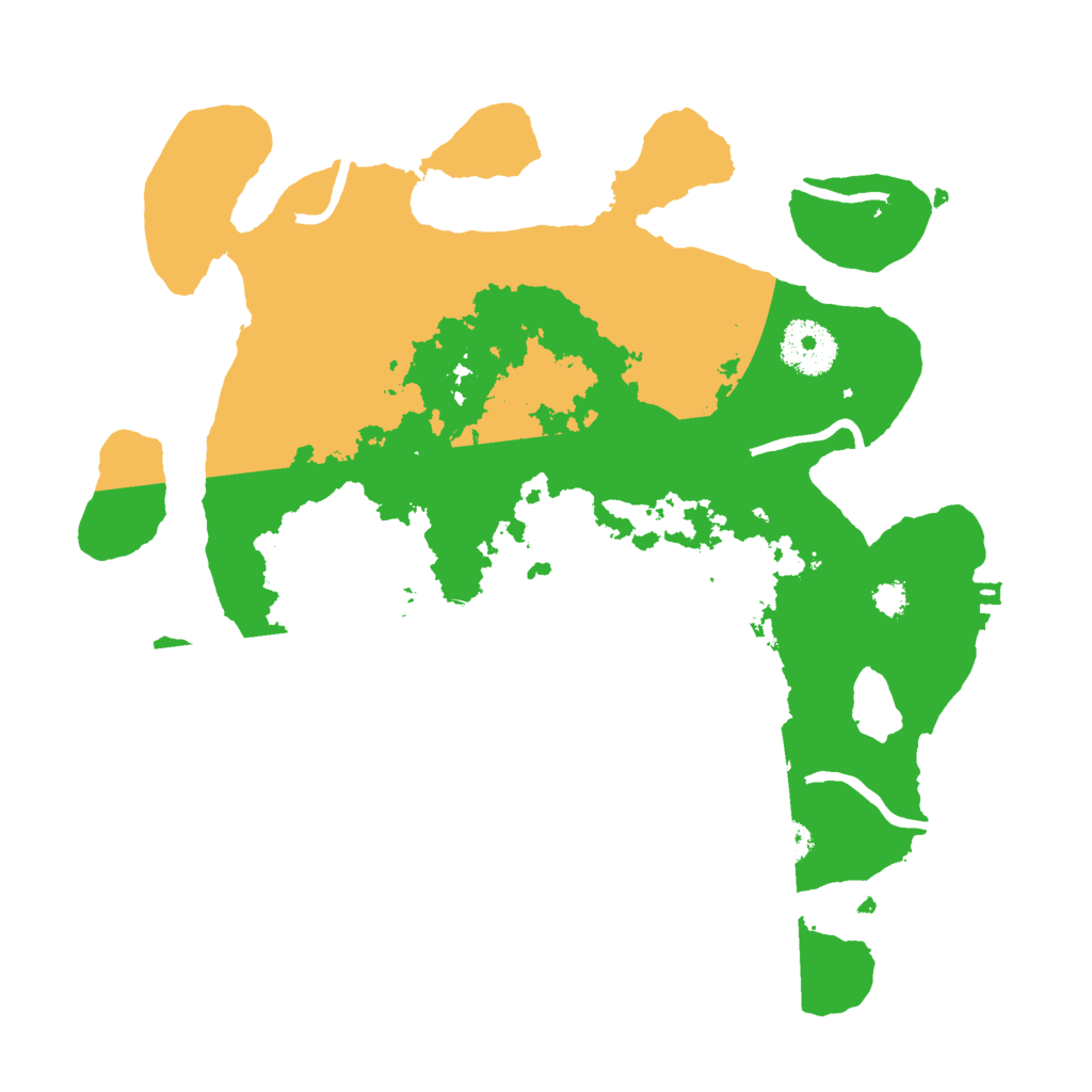 Biome Rust Map: Procedural Map, Size: 3000, Seed: 977595962
