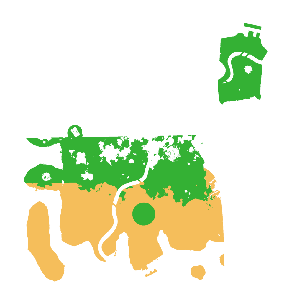 Biome Rust Map: Procedural Map, Size: 3500, Seed: 1188588092