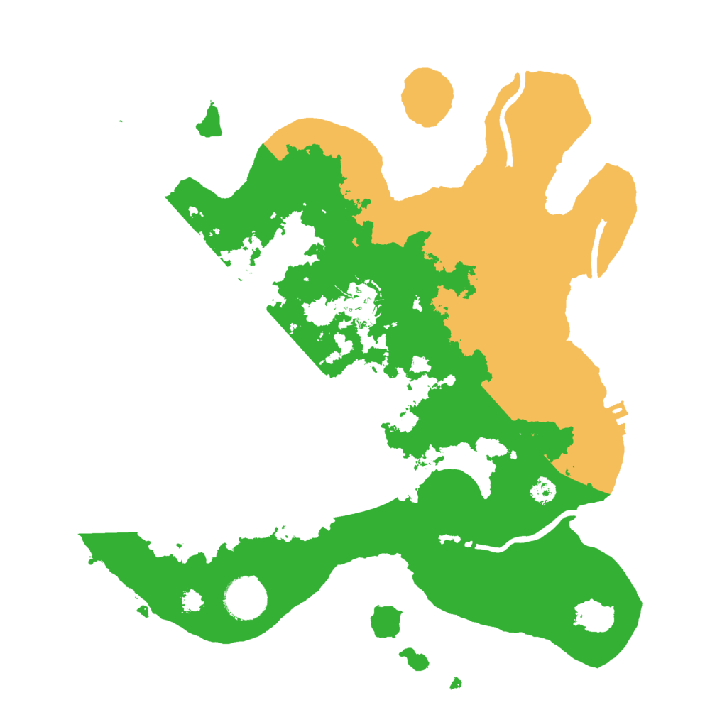 Biome Rust Map: Procedural Map, Size: 3000, Seed: 1984