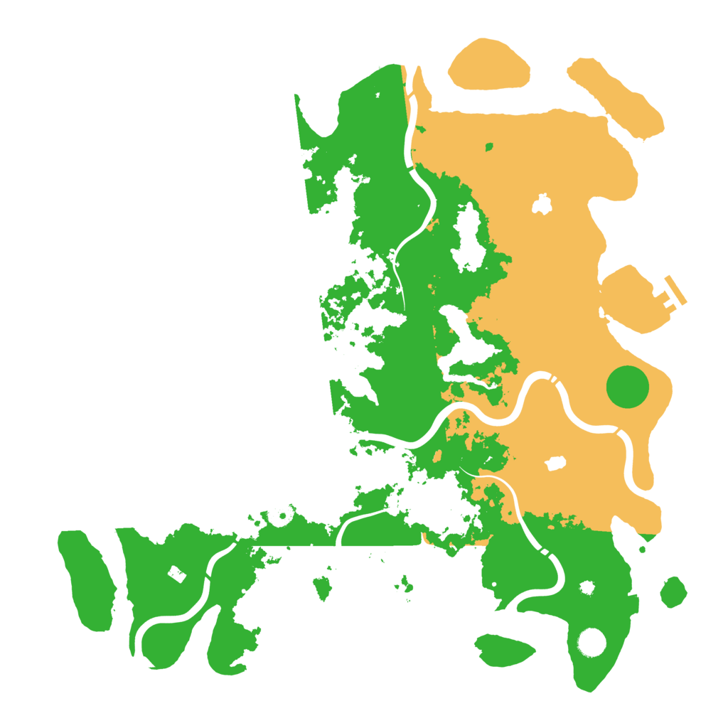 Biome Rust Map: Procedural Map, Size: 4500, Seed: 7052022