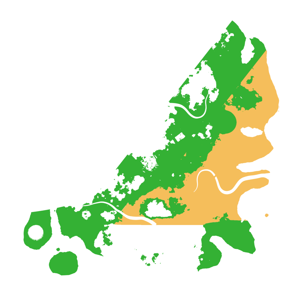 Biome Rust Map: Procedural Map, Size: 3500, Seed: 1845356349