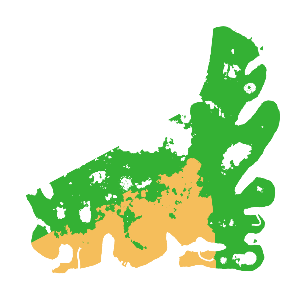 Biome Rust Map: Procedural Map, Size: 4000, Seed: 2132249245