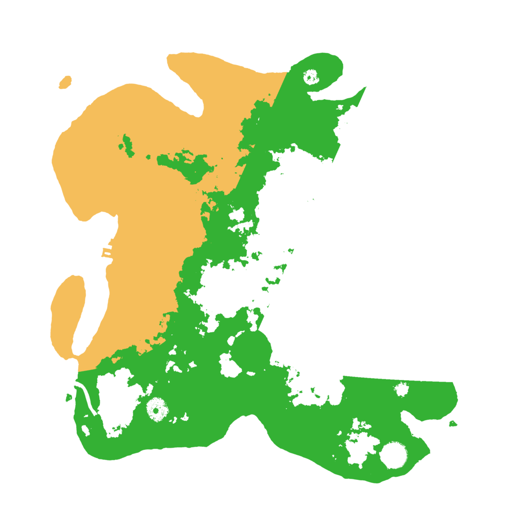 Biome Rust Map: Procedural Map, Size: 3500, Seed: 904916766
