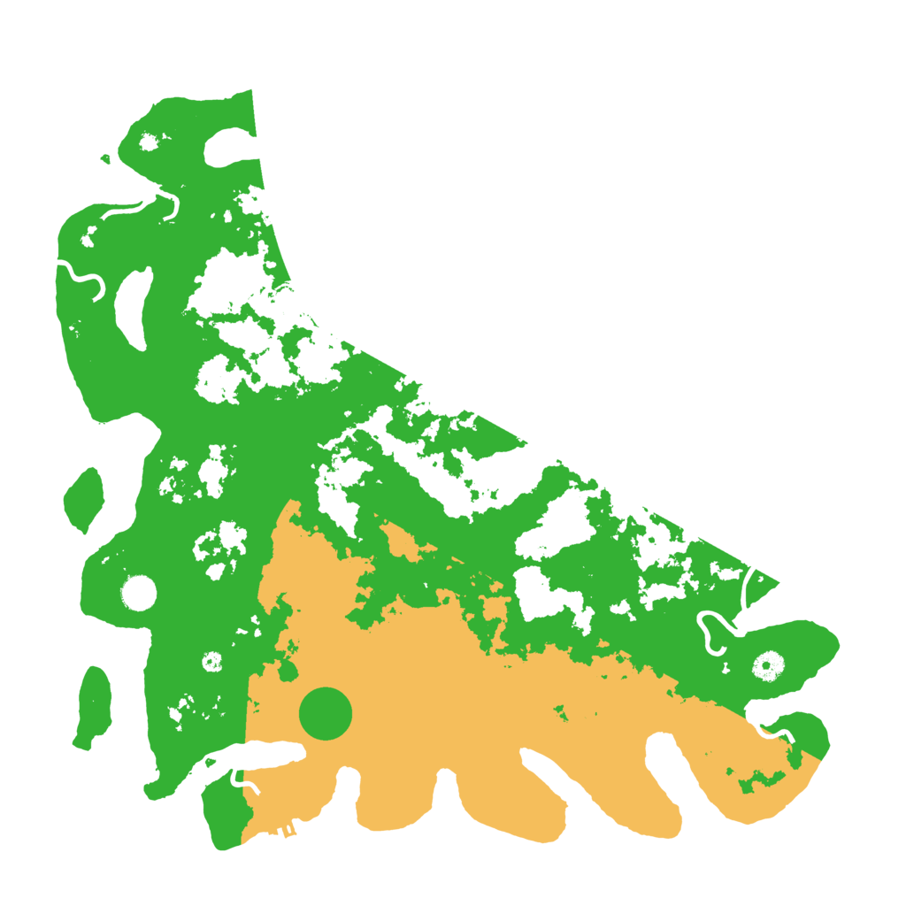 Biome Rust Map: Procedural Map, Size: 4500, Seed: 42000