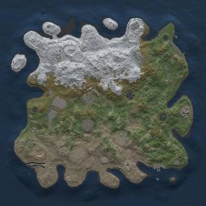 Thumbnail Rust Map: Procedural Map, Size: 3850, Seed: 36781387, 20 Monuments