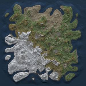 Thumbnail Rust Map: Procedural Map, Size: 4500, Seed: 1981588993, 19 Monuments