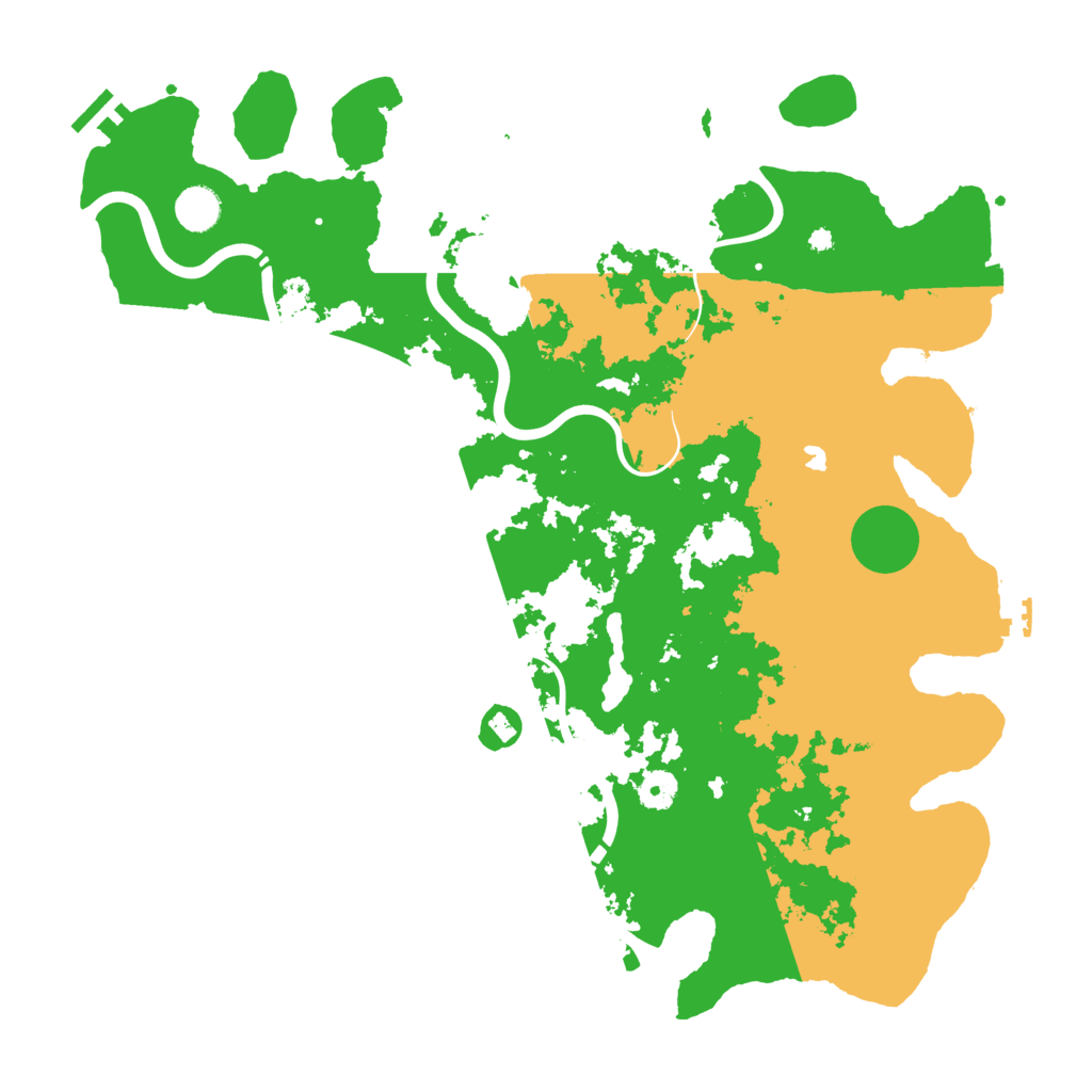 Biome Rust Map: Procedural Map, Size: 4250, Seed: 18720