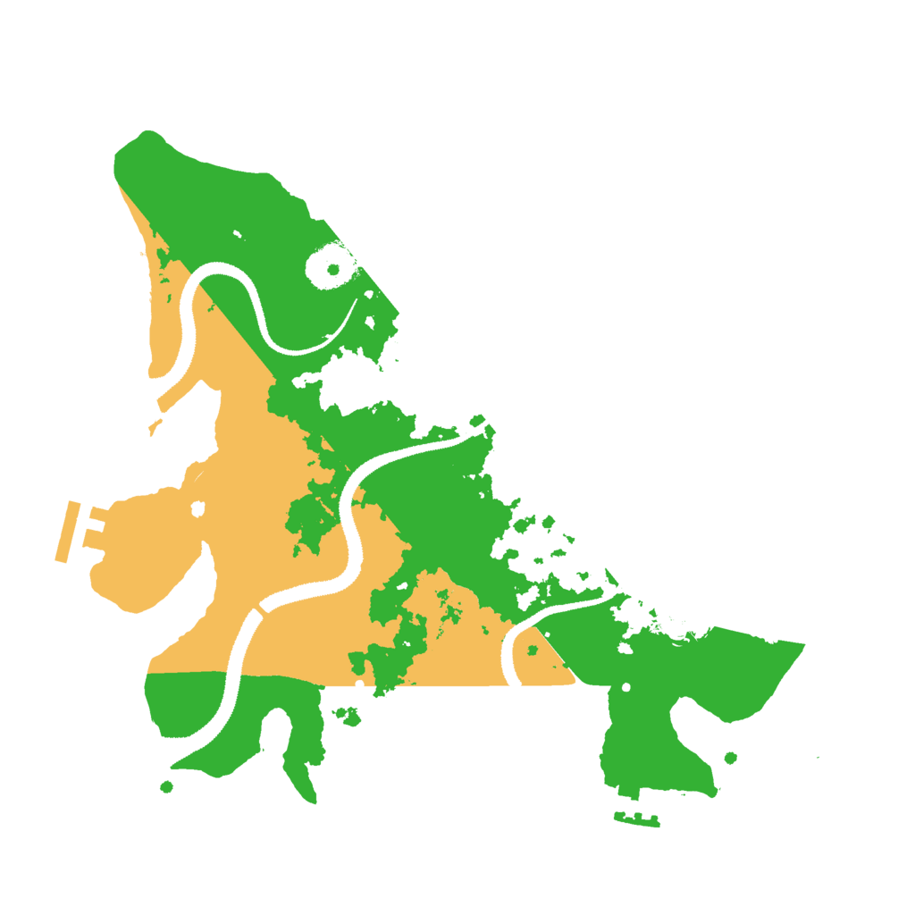 Biome Rust Map: Procedural Map, Size: 3000, Seed: 28710
