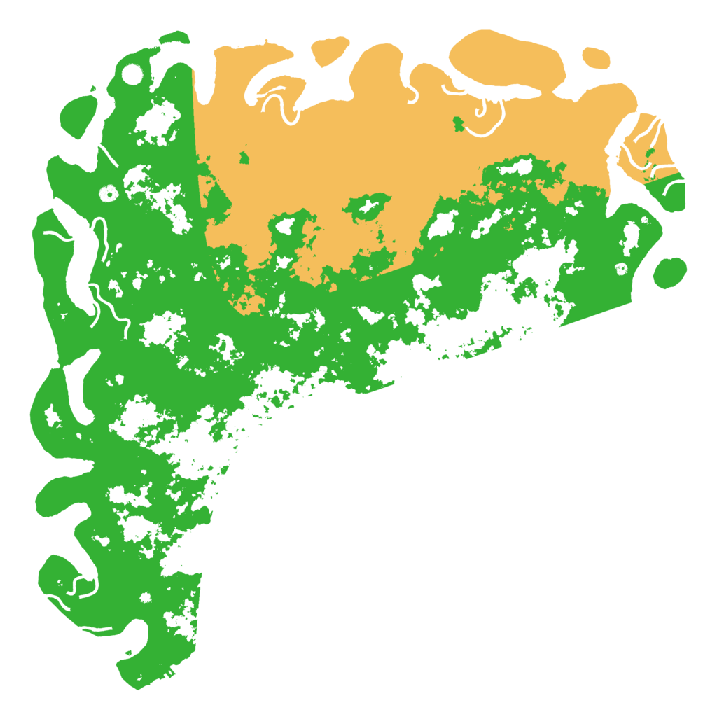 Biome Rust Map: Procedural Map, Size: 6000, Seed: 499987