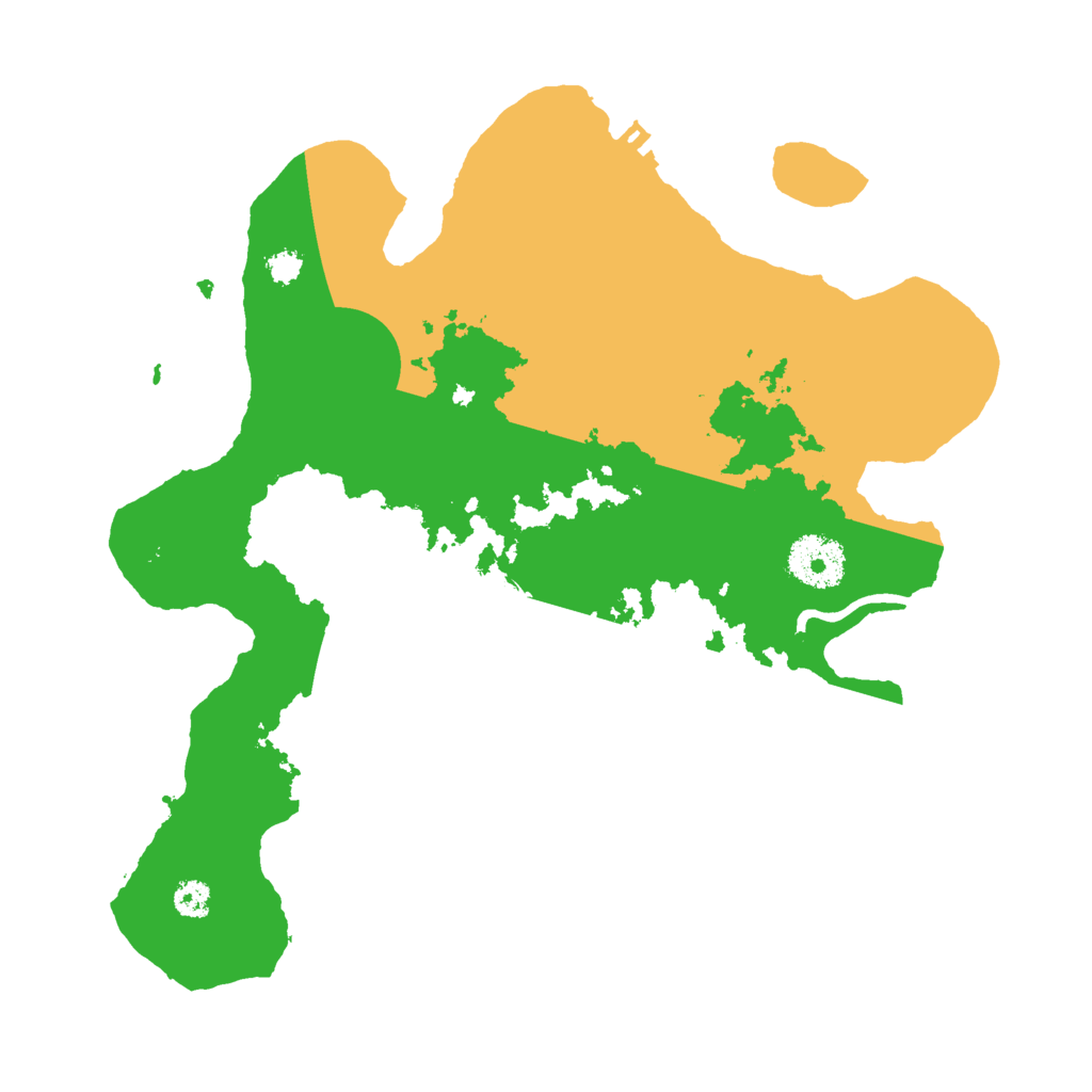 Biome Rust Map: Procedural Map, Size: 3000, Seed: 37833
