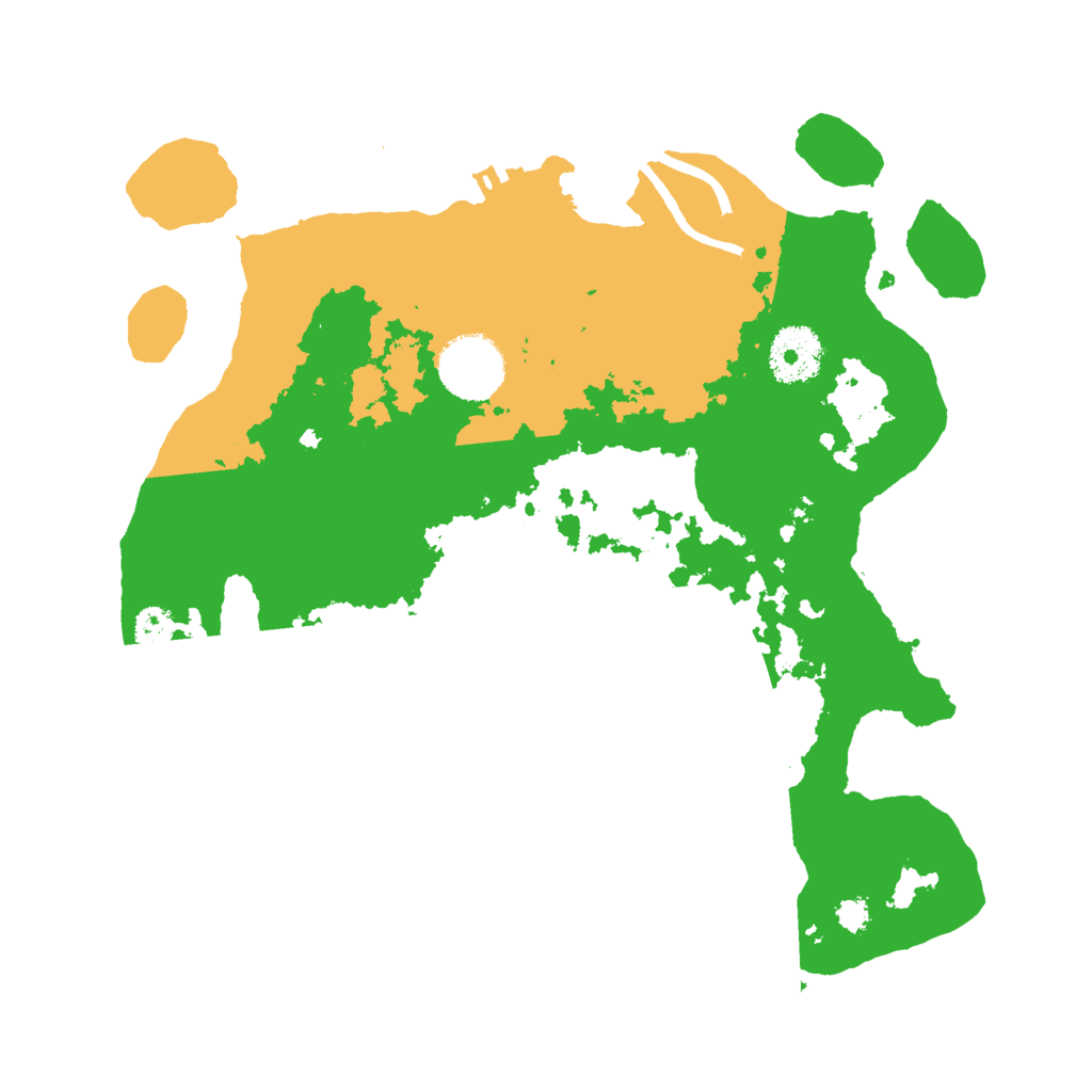 Biome Rust Map: Procedural Map, Size: 3000, Seed: 1457351267