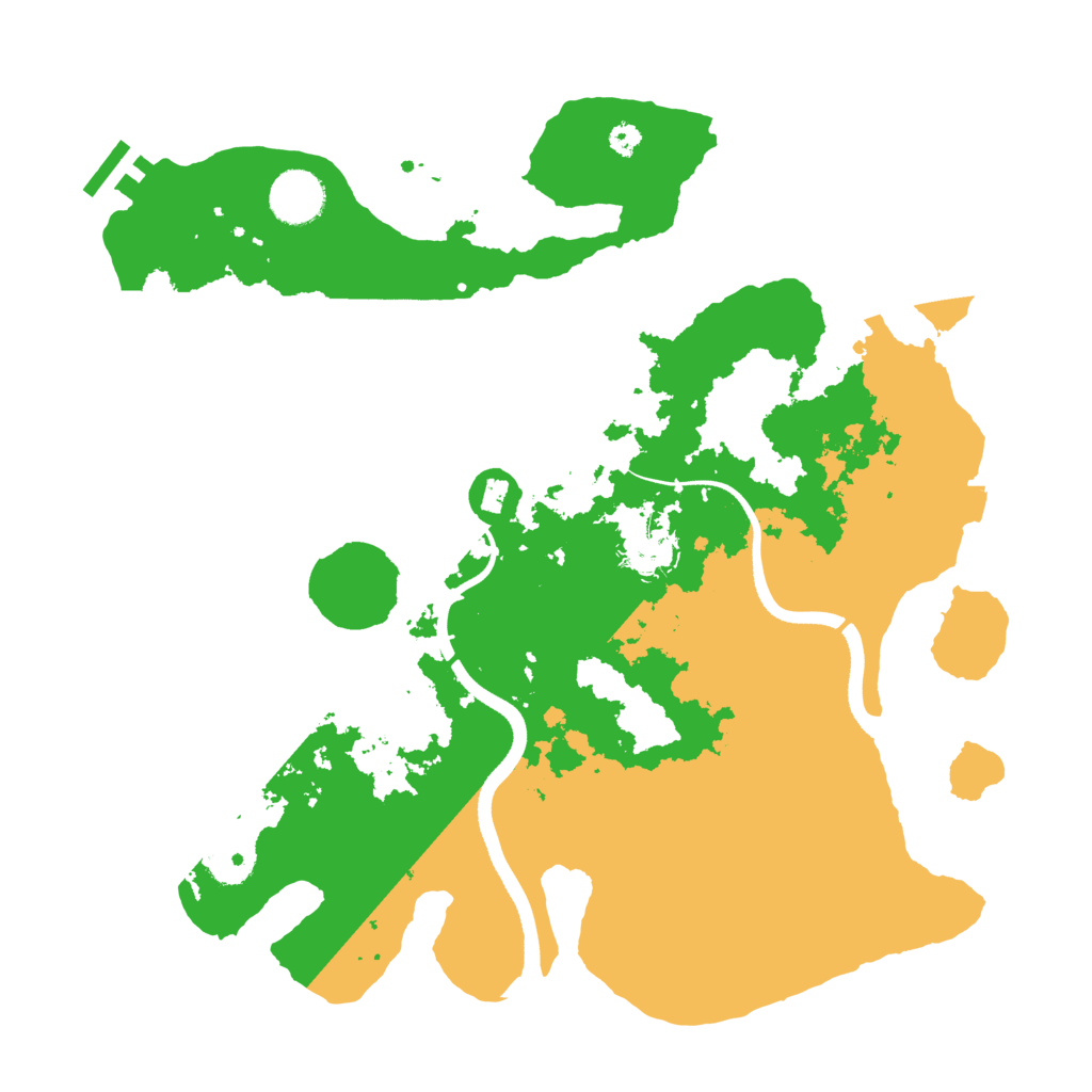 Biome Rust Map: Procedural Map, Size: 3500, Seed: 771230679