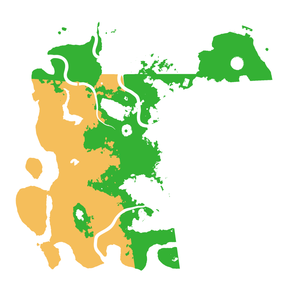 Biome Rust Map: Procedural Map, Size: 4000, Seed: 5864