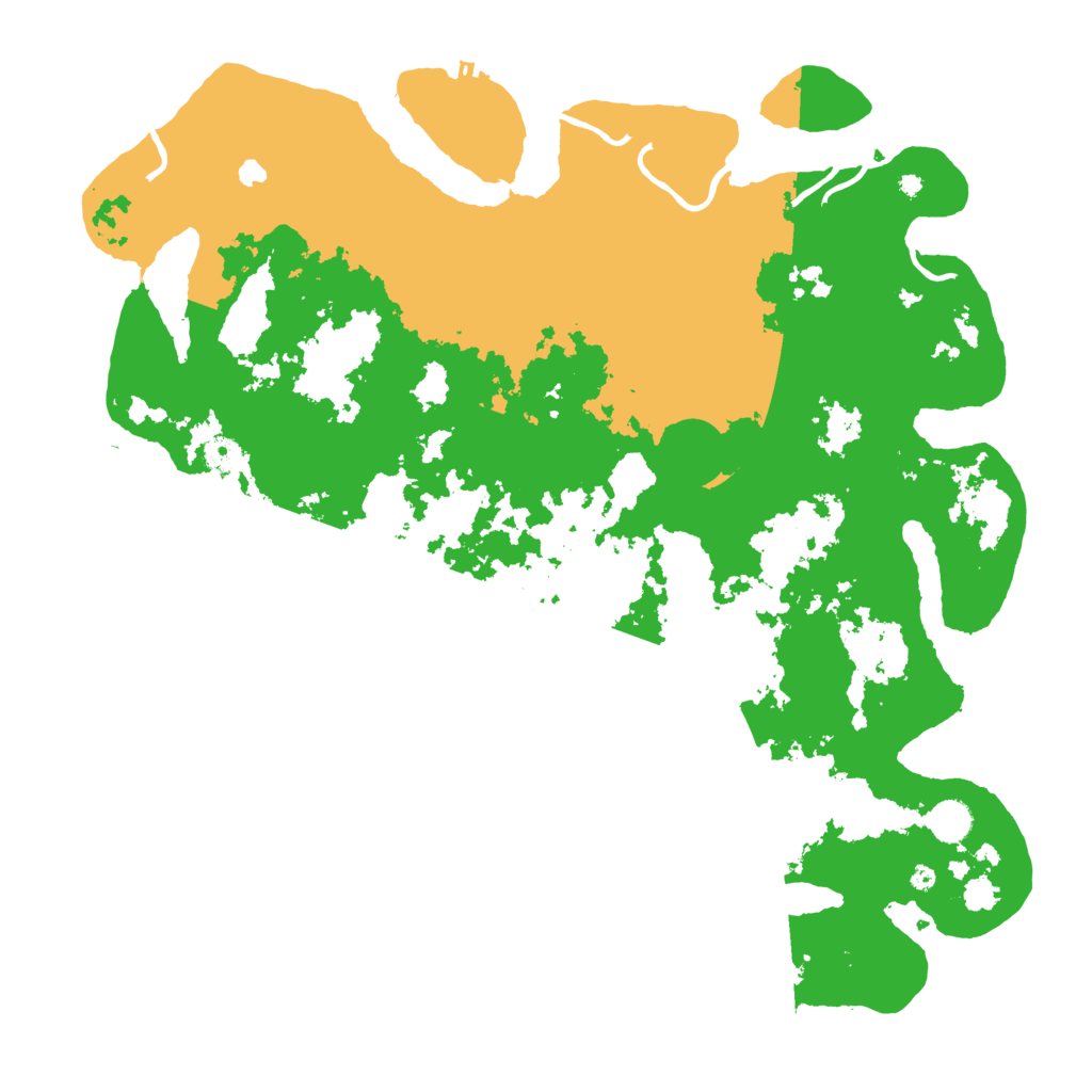 Biome Rust Map: Procedural Map, Size: 4500, Seed: 1889763249