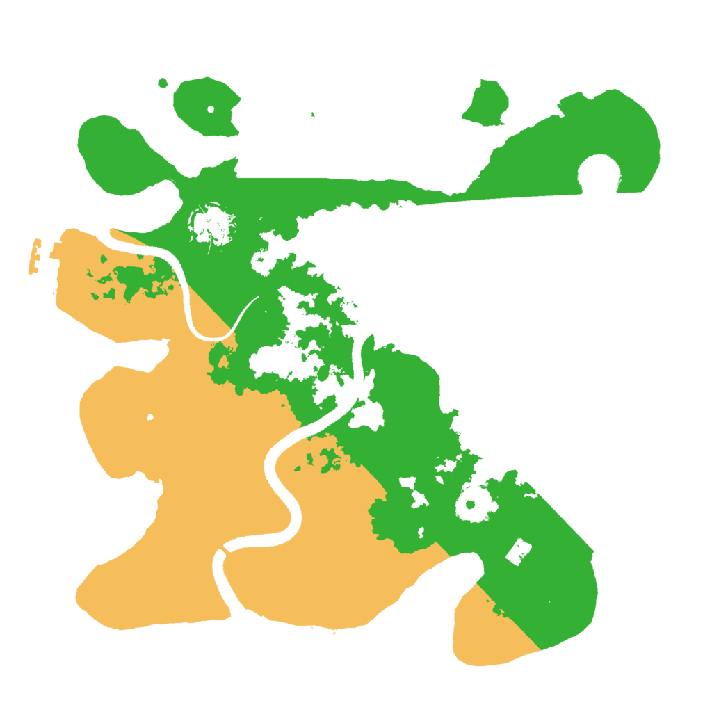 Biome Rust Map: Procedural Map, Size: 3000, Seed: 703942156