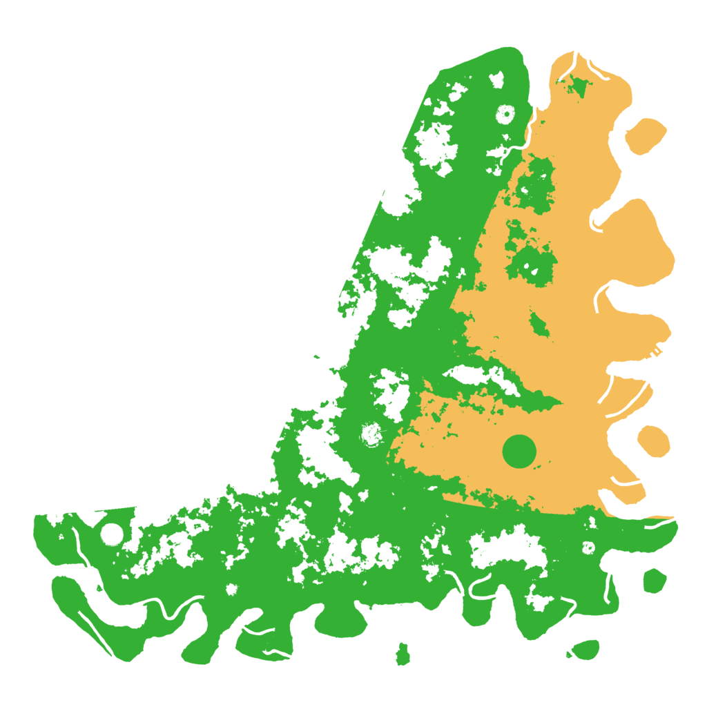 Biome Rust Map: Procedural Map, Size: 5500, Seed: 420690