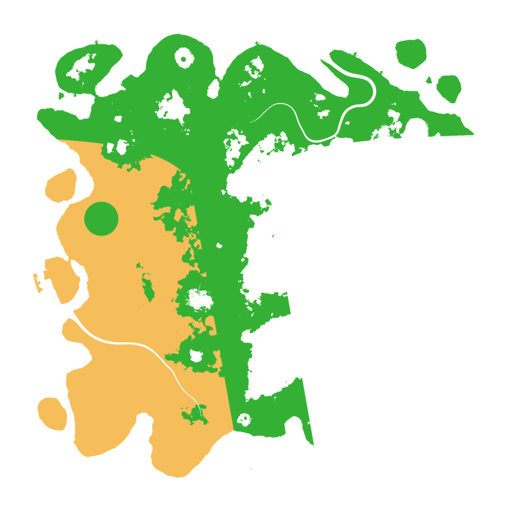 Biome Rust Map: Procedural Map, Size: 3950, Seed: 500109810