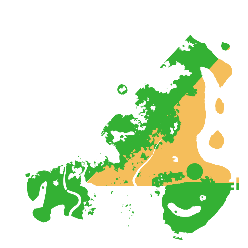 Biome Rust Map: Procedural Map, Size: 4000, Seed: 861668