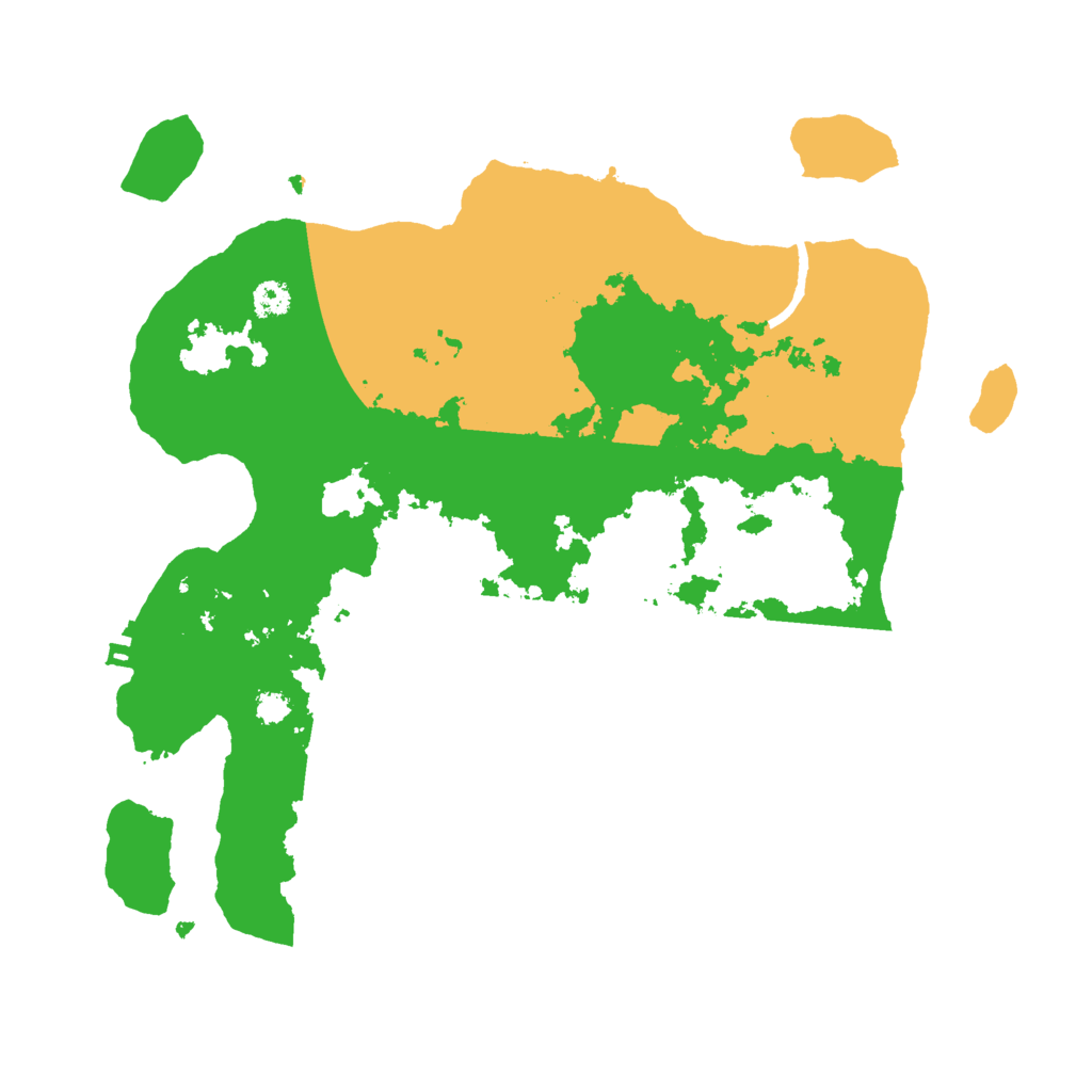 Biome Rust Map: Procedural Map, Size: 3000, Seed: 2368105