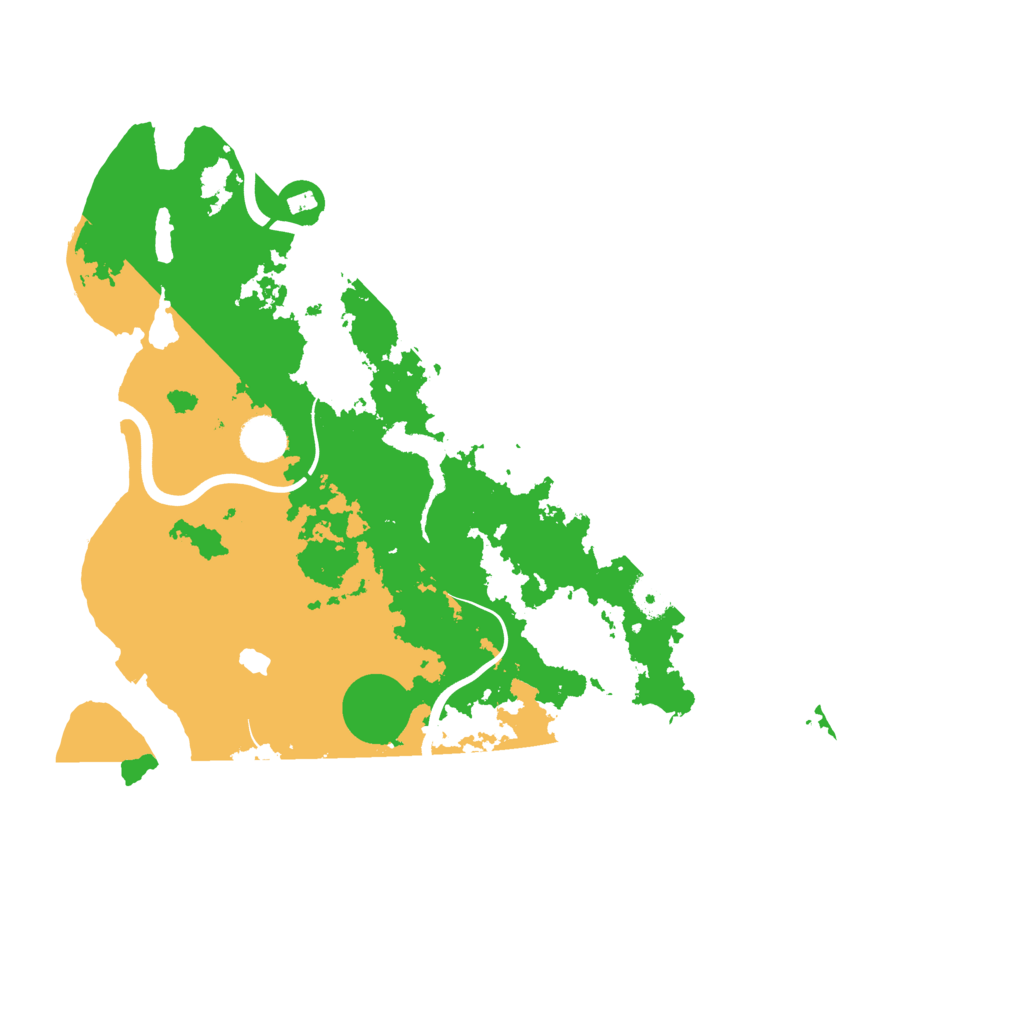 Biome Rust Map: Procedural Map, Size: 4000, Seed: 310764