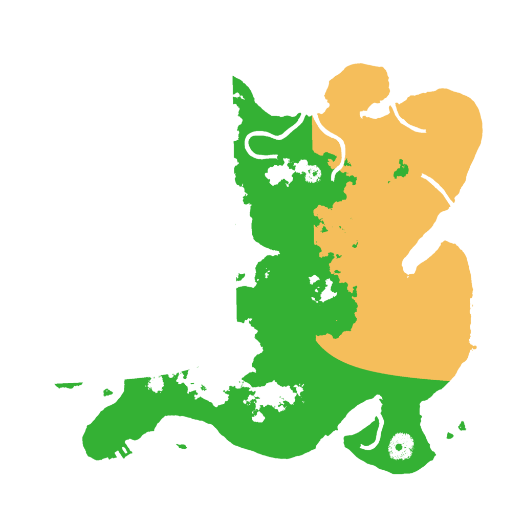 Biome Rust Map: Procedural Map, Size: 3000, Seed: 23022