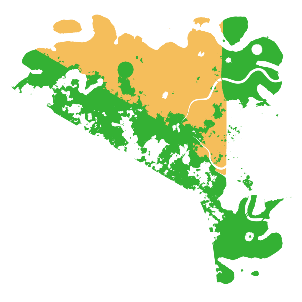 Biome Rust Map: Procedural Map, Size: 5000, Seed: 5873264
