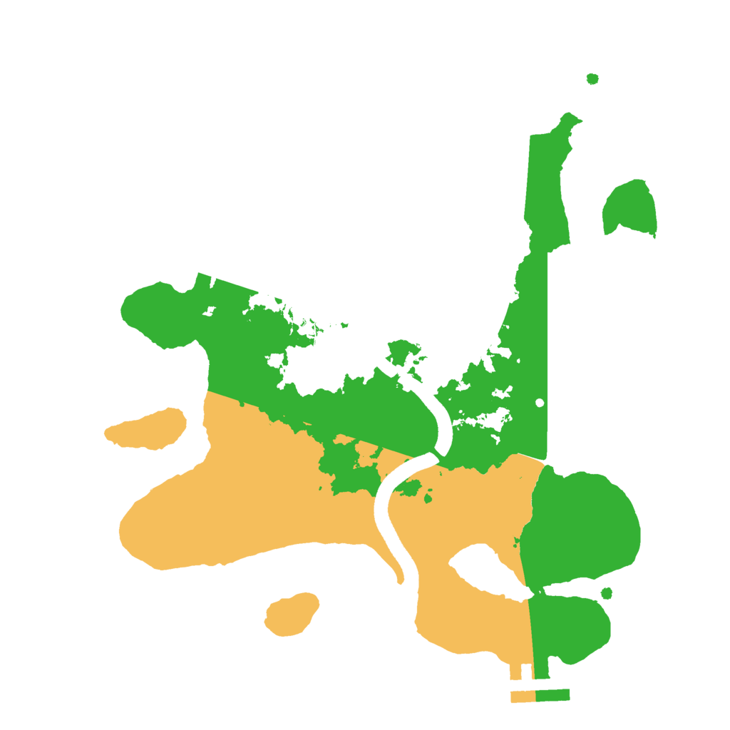 Biome Rust Map: Procedural Map, Size: 2500, Seed: 1370