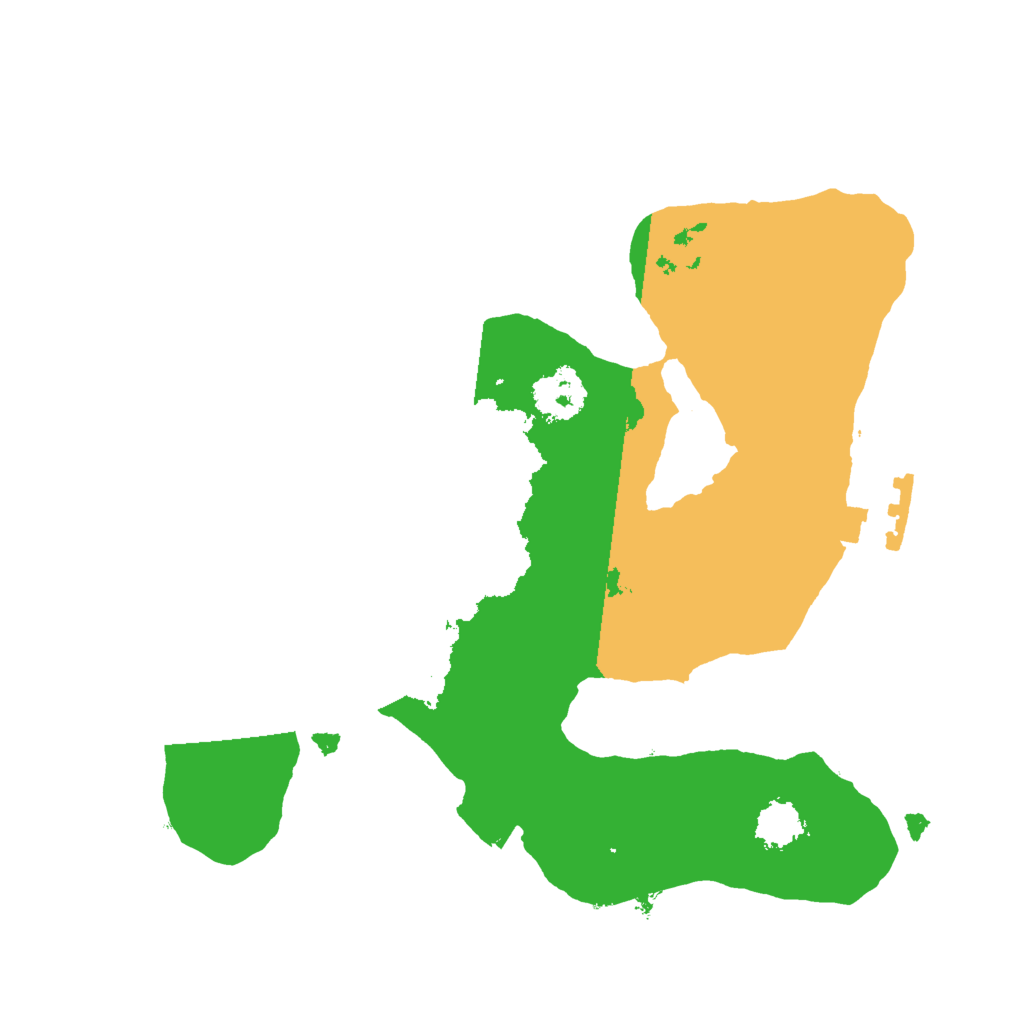 Biome Rust Map: Procedural Map, Size: 2000, Seed: 2070914695