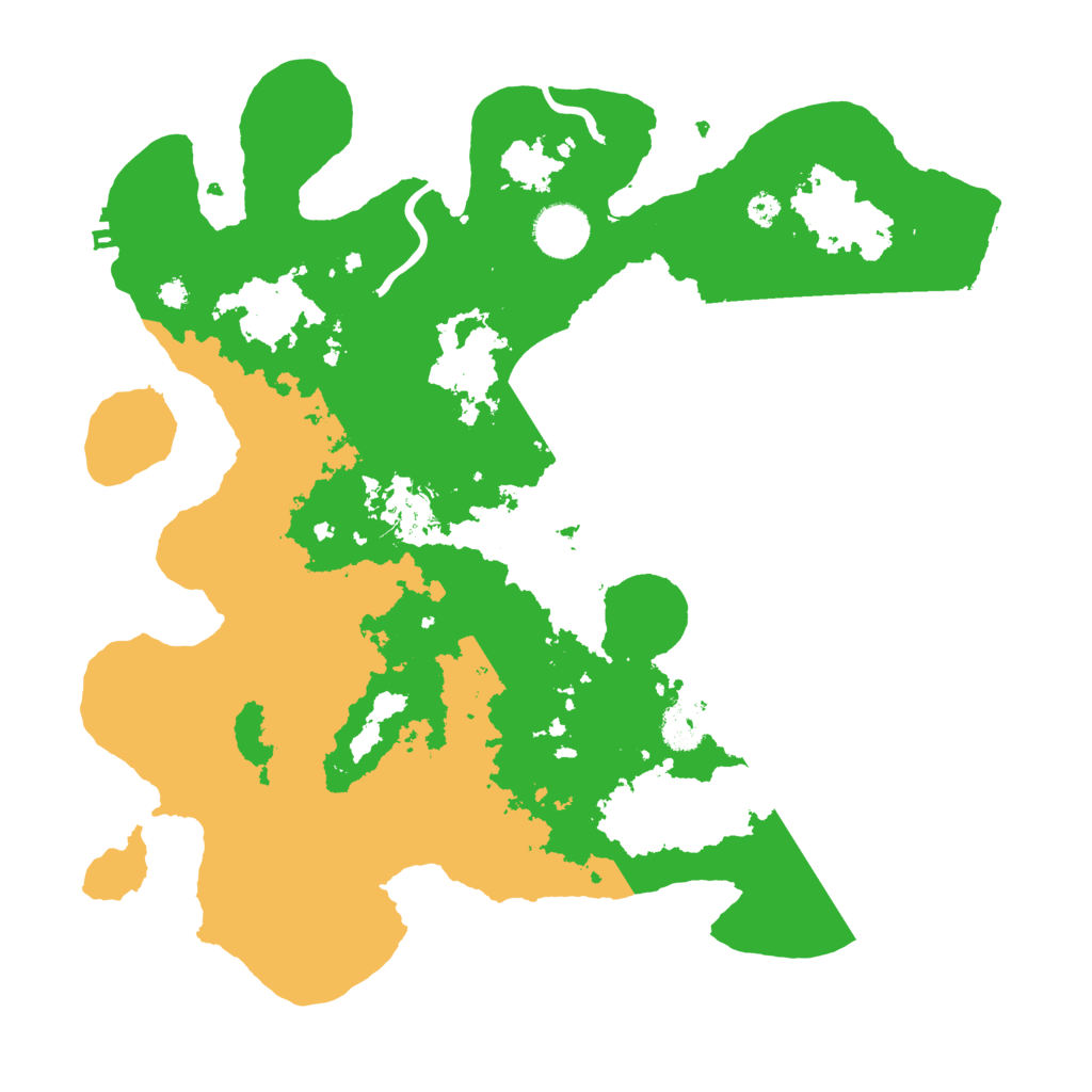 Biome Rust Map: Procedural Map, Size: 3500, Seed: 1436603714