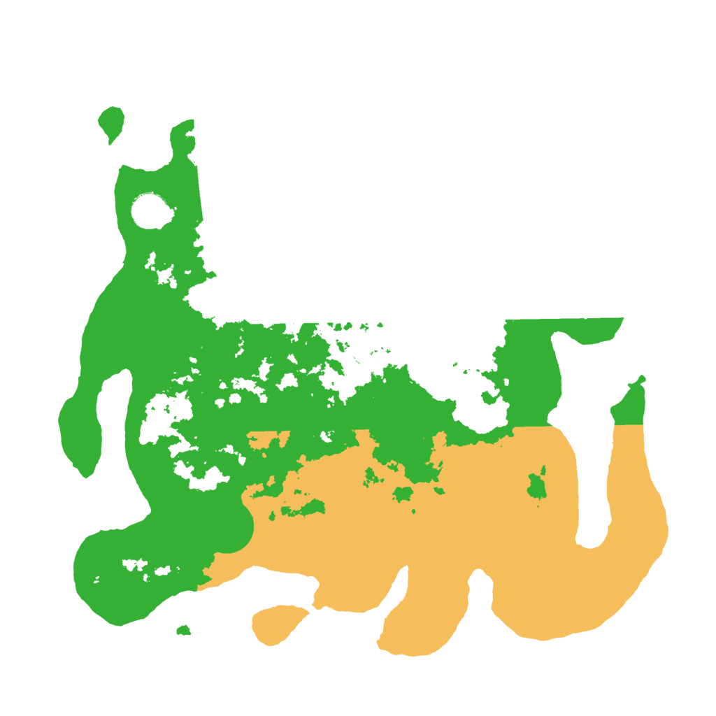 Biome Rust Map: Barren, Size: 3500, Seed: 732160128