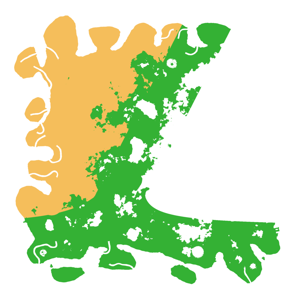 Biome Rust Map: Procedural Map, Size: 4600, Seed: 696969