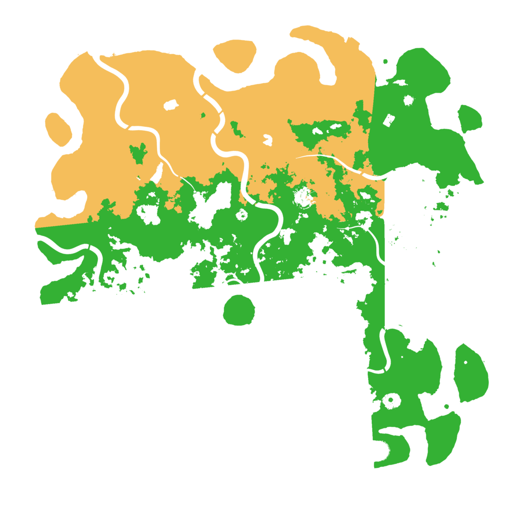 Biome Rust Map: Procedural Map, Size: 4500, Seed: 1468917569