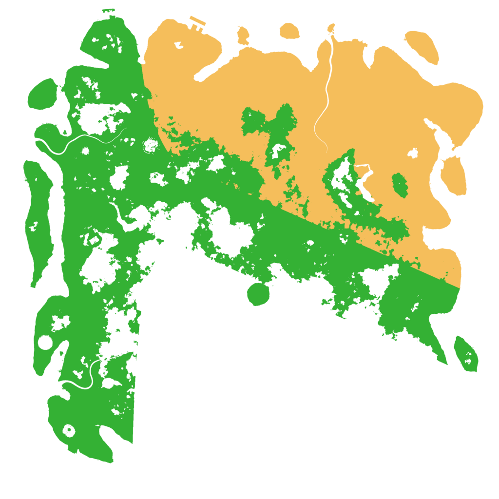 Biome Rust Map: Procedural Map, Size: 6000, Seed: 804719532