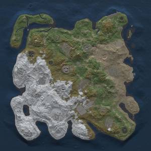 Thumbnail Rust Map: Procedural Map, Size: 3850, Seed: 1931522365, 20 Monuments