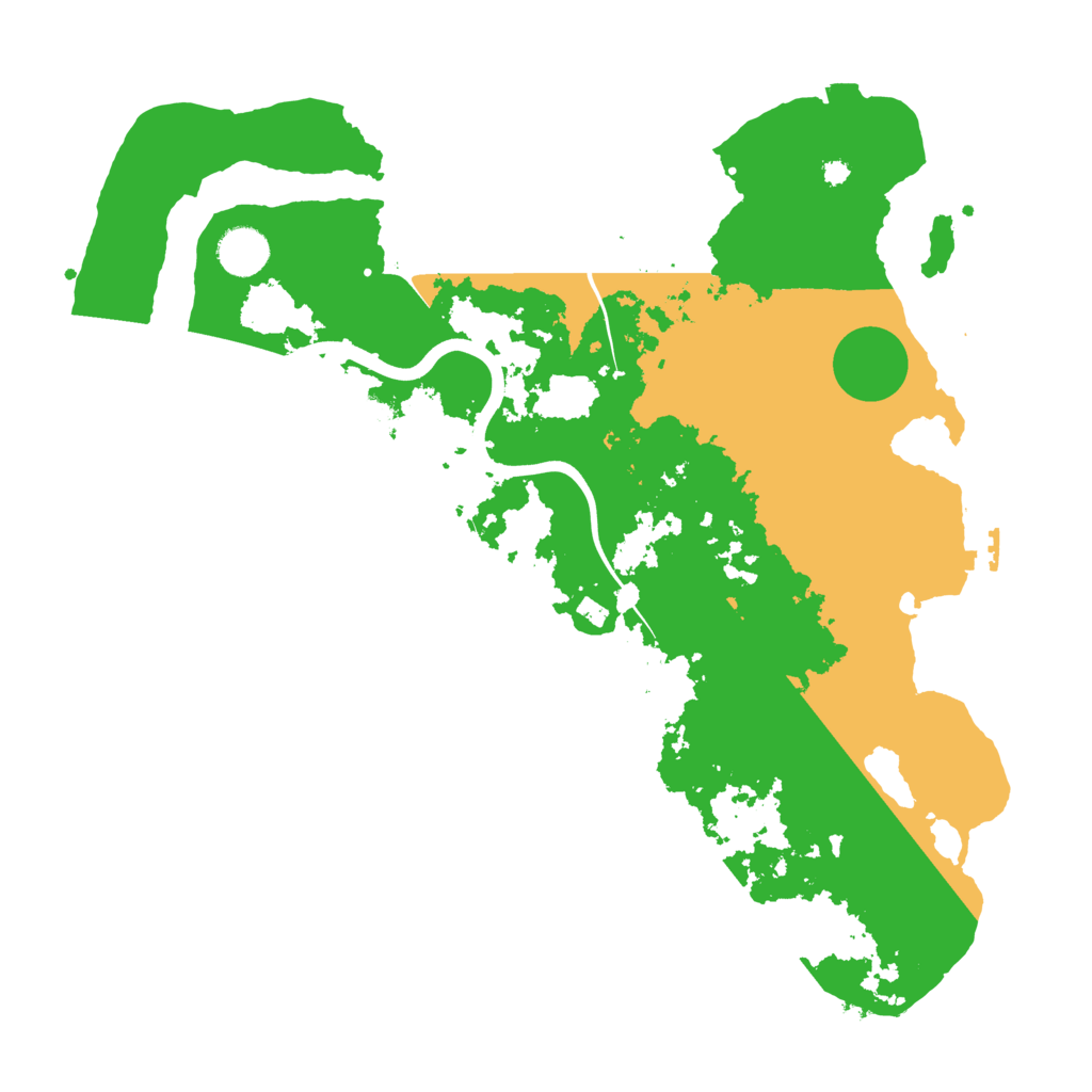 Biome Rust Map: Procedural Map, Size: 3850, Seed: 1931522365