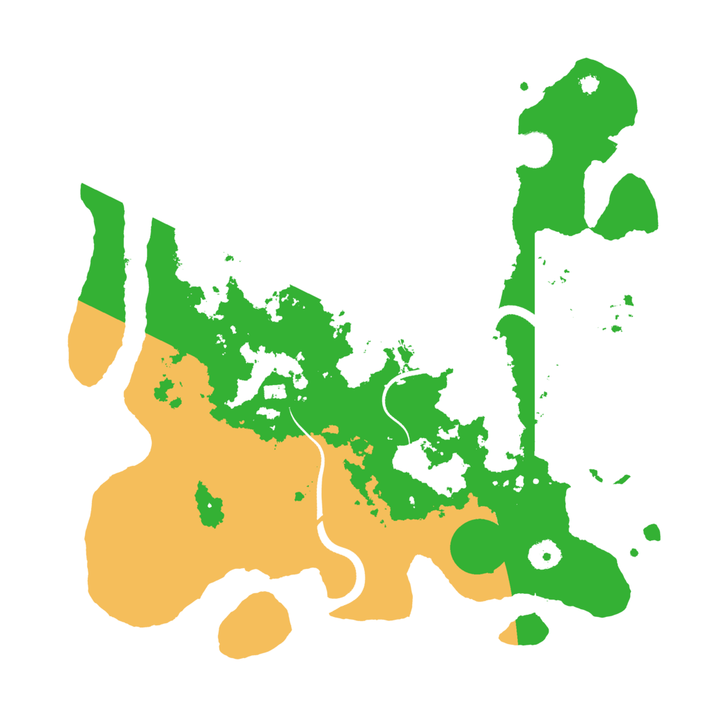Biome Rust Map: Procedural Map, Size: 3500, Seed: 910969654