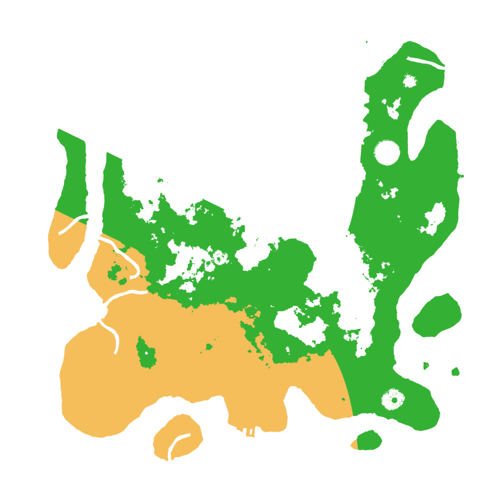 Biome Rust Map: Procedural Map, Size: 3500, Seed: 910969654