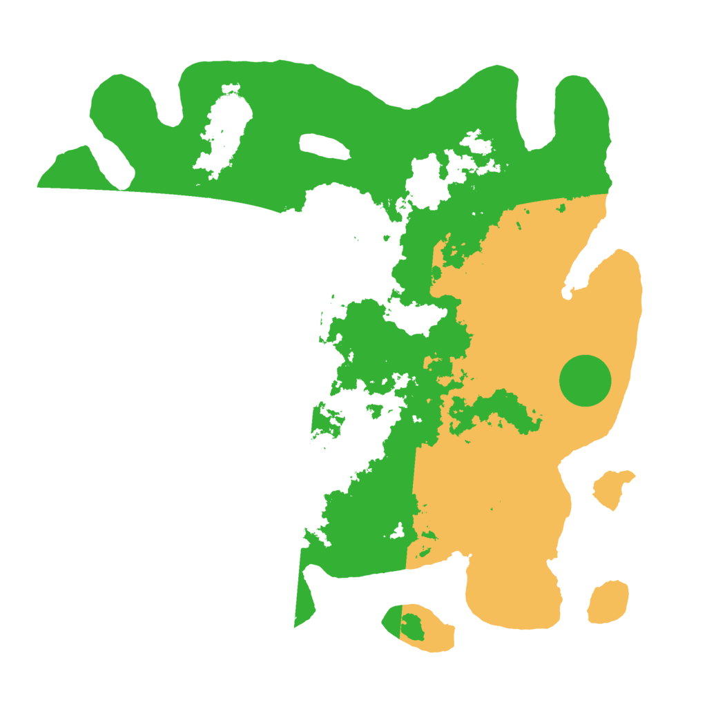 Biome Rust Map: Barren, Size: 3600, Seed: 31