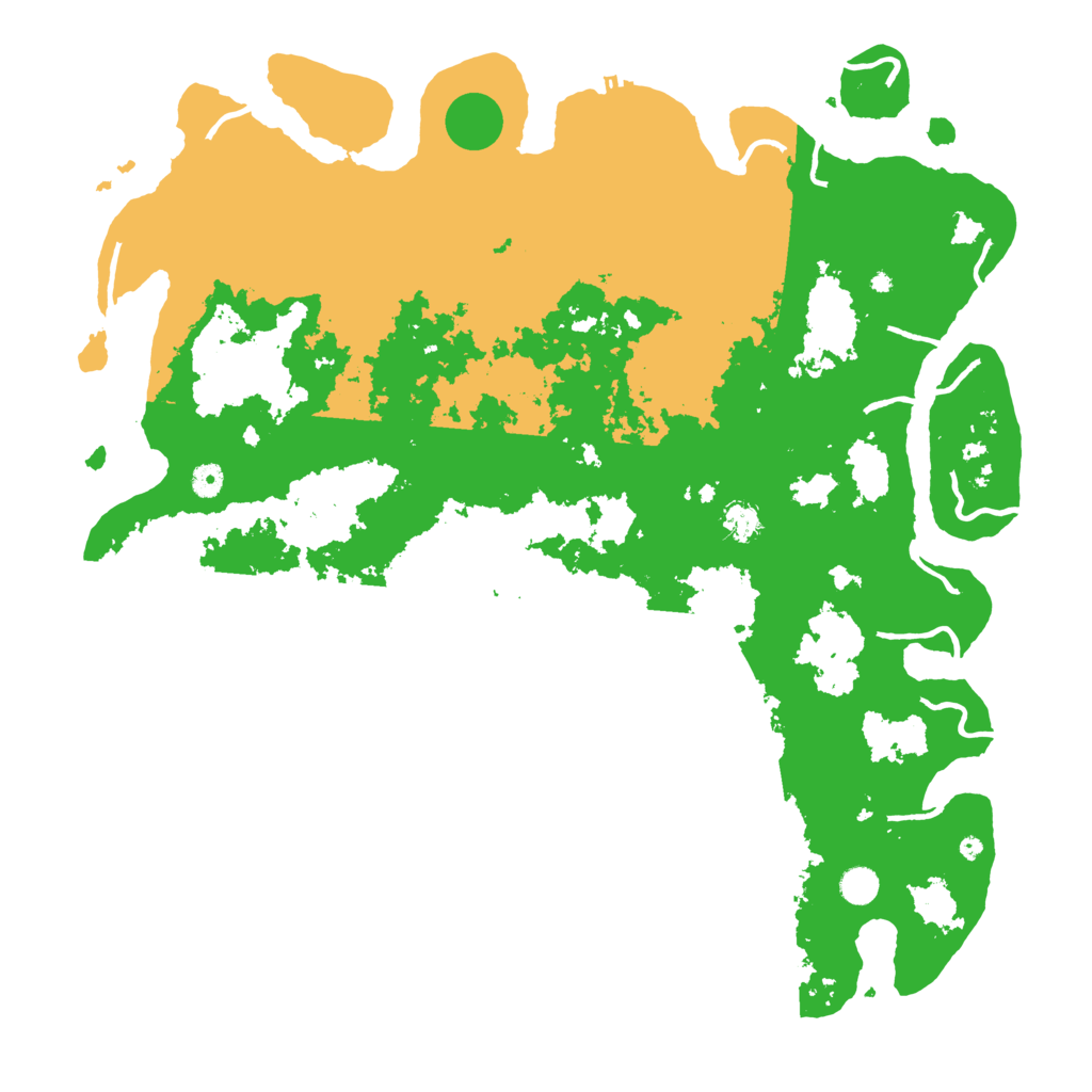 Biome Rust Map: Procedural Map, Size: 5000, Seed: 20220707