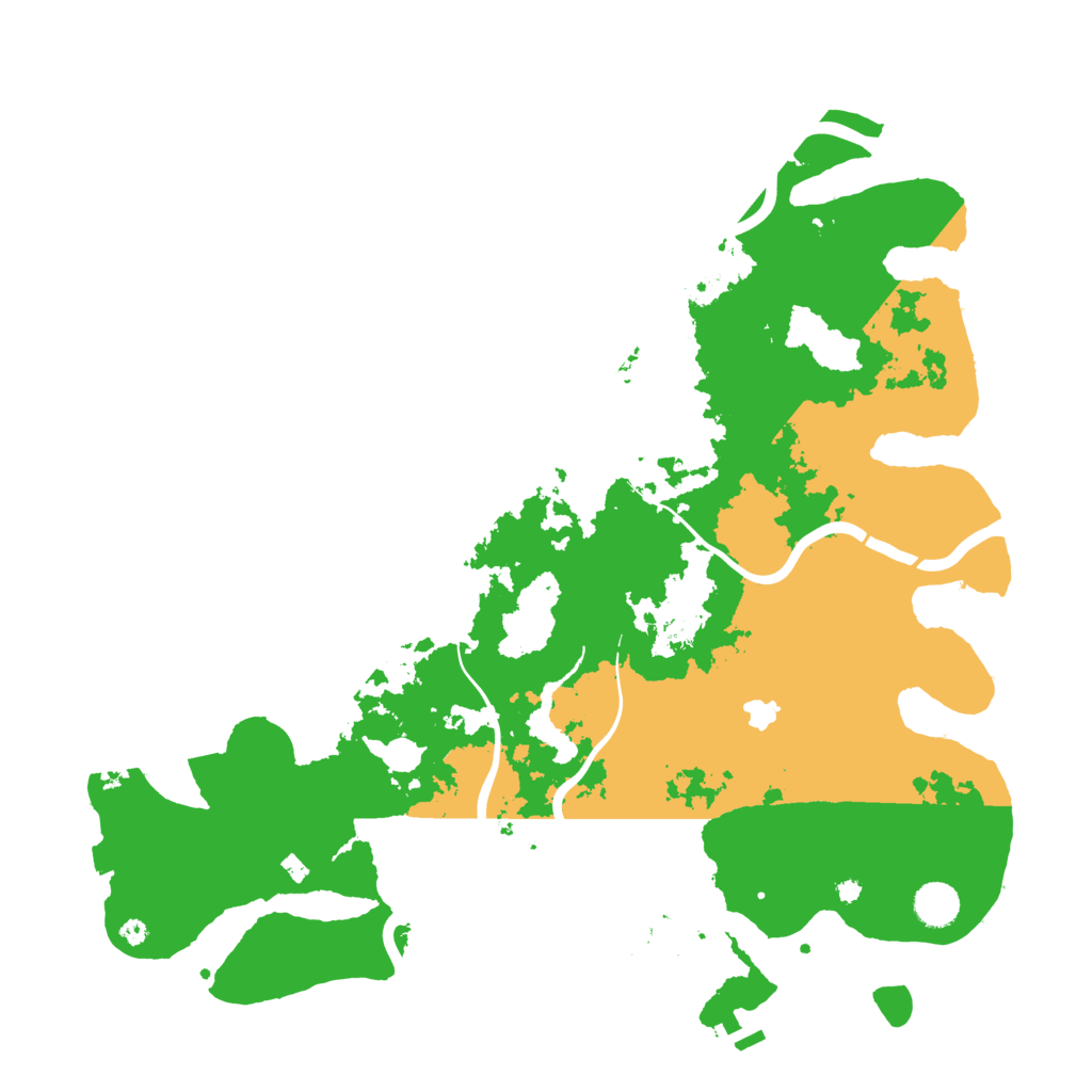 Biome Rust Map: Procedural Map, Size: 4250, Seed: 1855