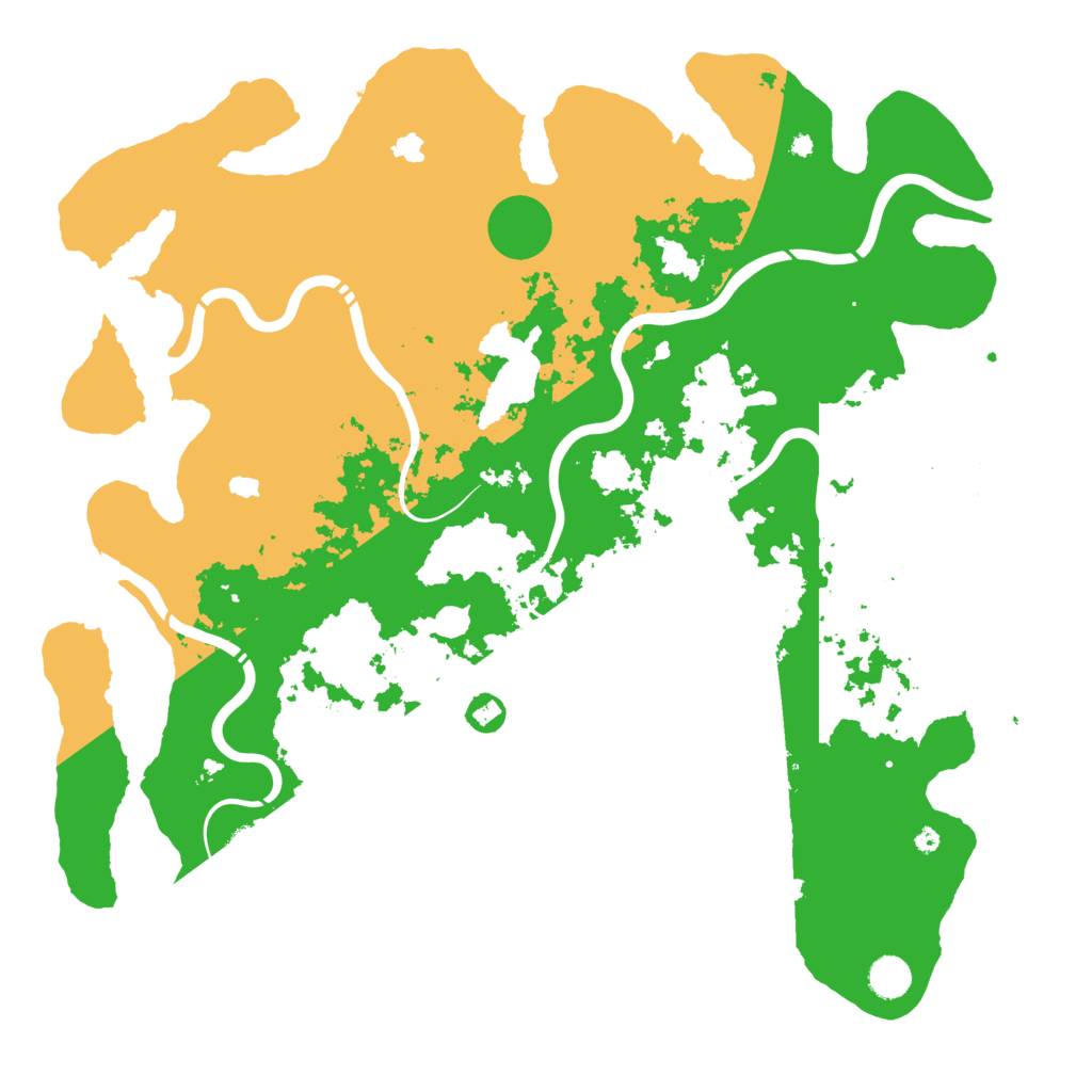 Biome Rust Map: Procedural Map, Size: 4500, Seed: 1297742866