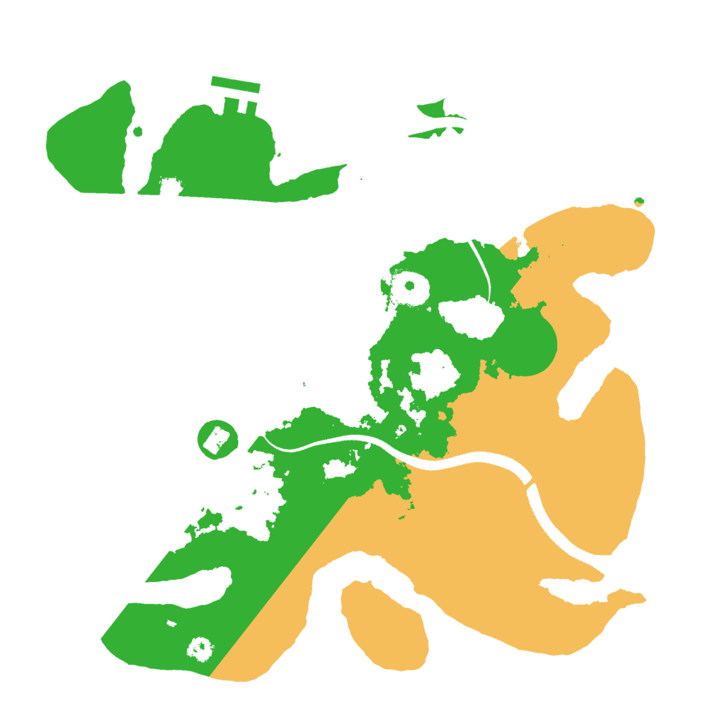 Biome Rust Map: Procedural Map, Size: 3000, Seed: 1643372107
