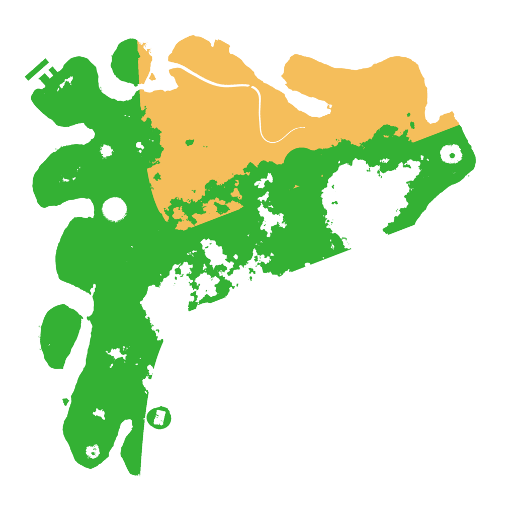 Biome Rust Map: Procedural Map, Size: 3750, Seed: 7830124